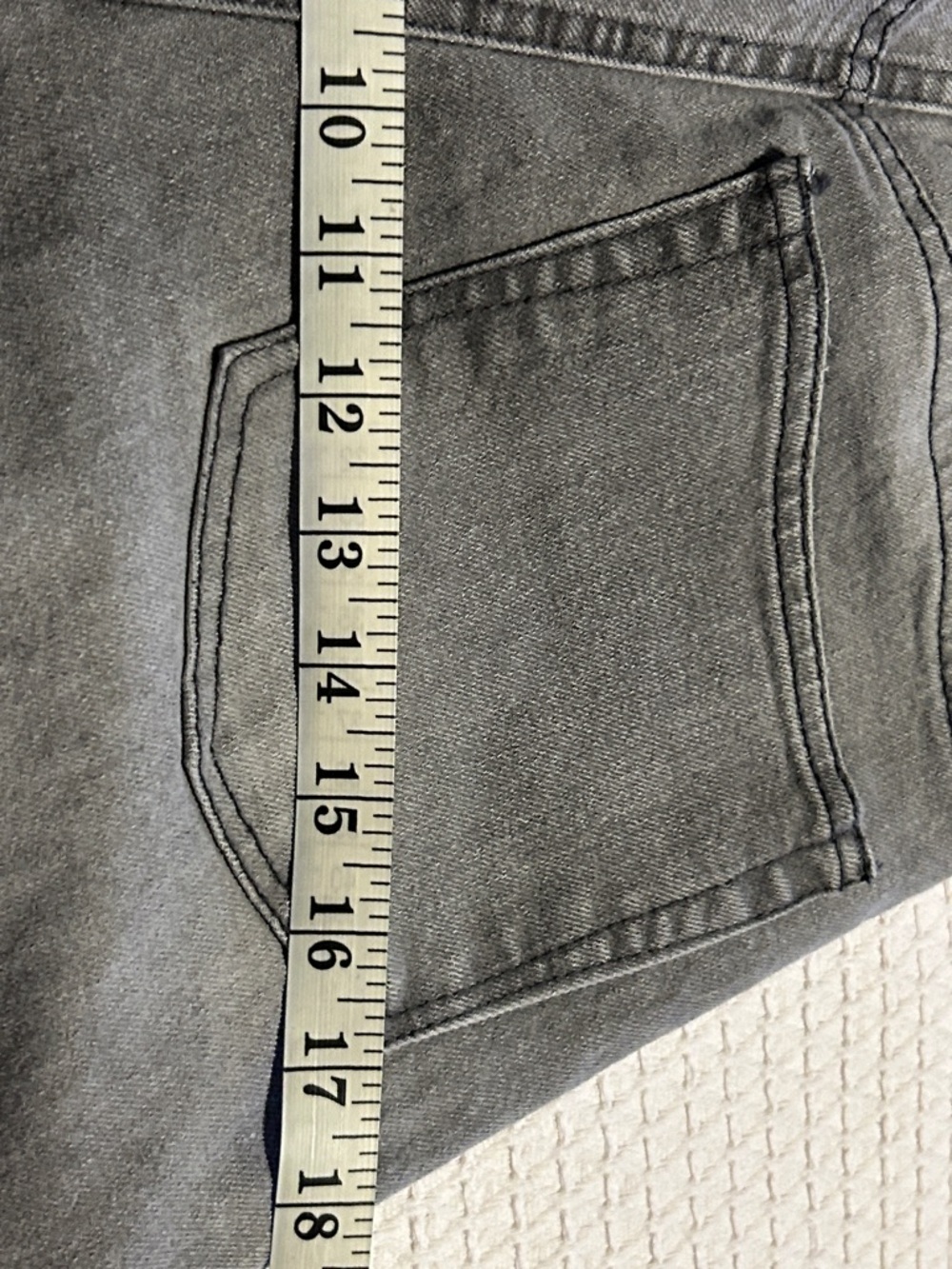 No Boundaries Women's Gray Wide Leg Jeans - Picture 6 of 10